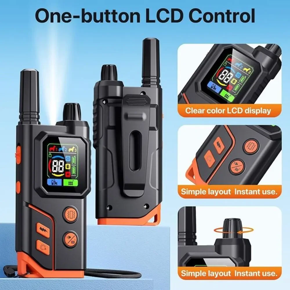 2In1 Wireless Dog Collar Fence System & Correction Collar